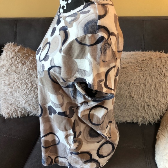 VERA WANG Simply Vera Print T-Shirt Size PL - Picture 2 of 6